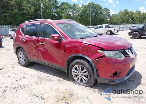 2014 Nissan Rogue Sv из США, поврежденный, VIN 5N1AT2MTXEC772034